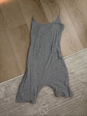 OOTDFash Grey Crossback Sleep Romper